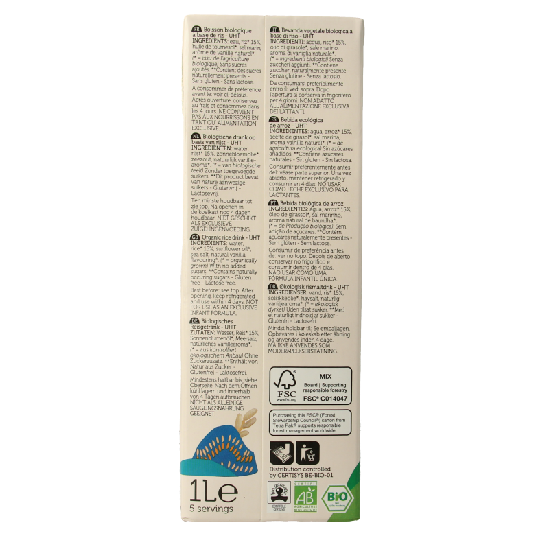 Lima Rice drink original bio - Afbeelding 3