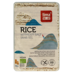 Lima Rijstwafels zonder zout dun recht bio