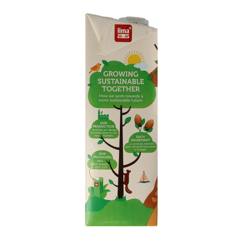 Lima Amandel drink suikervrij bio - Afbeelding 2