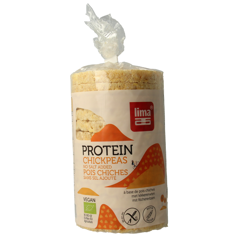 Lima Wafels kikkererwt proteine bio