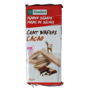 Damhert Centwafers chocolade low carb