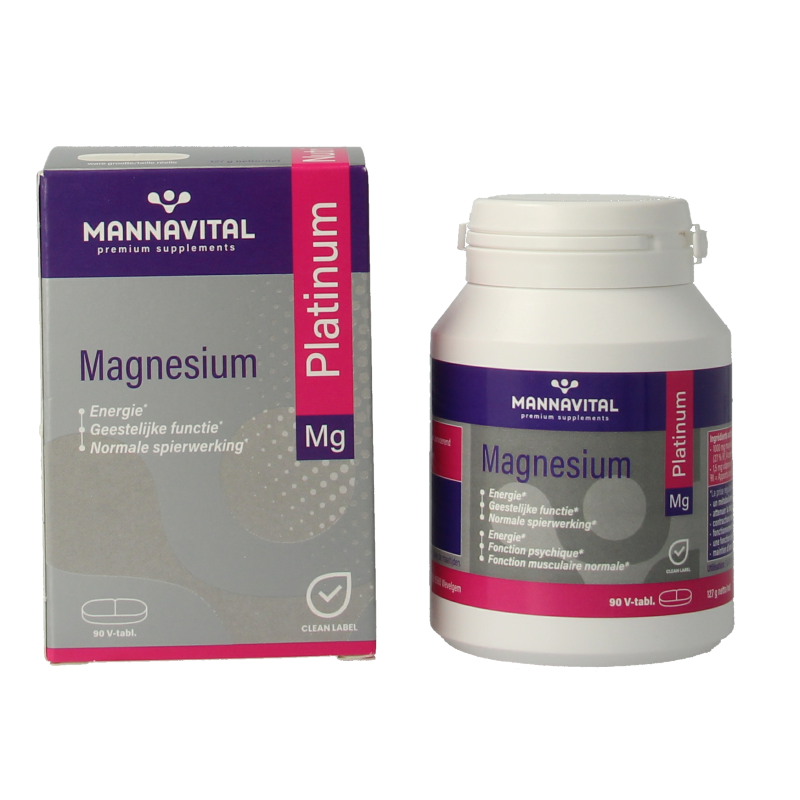 Mannavital Magnesium platinum - Afbeelding 2