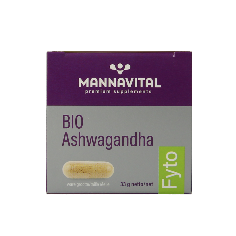 Mannavital Ashwagandha platinum bio - Afbeelding 4