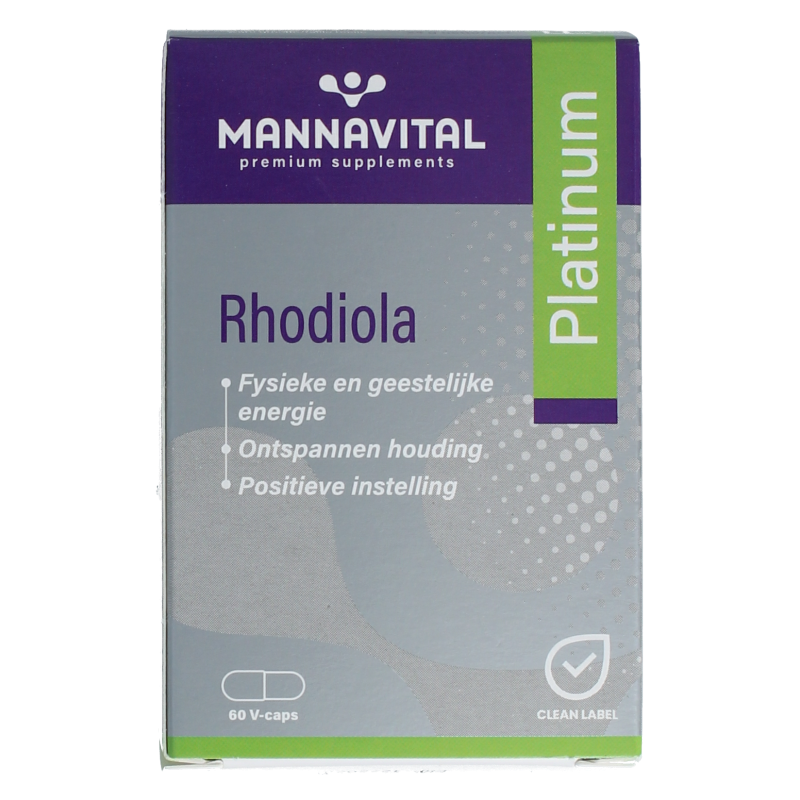 Mannavital Rhodiola platinum