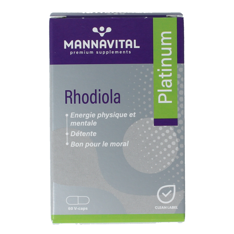 Mannavital Rhodiola platinum - Afbeelding 5