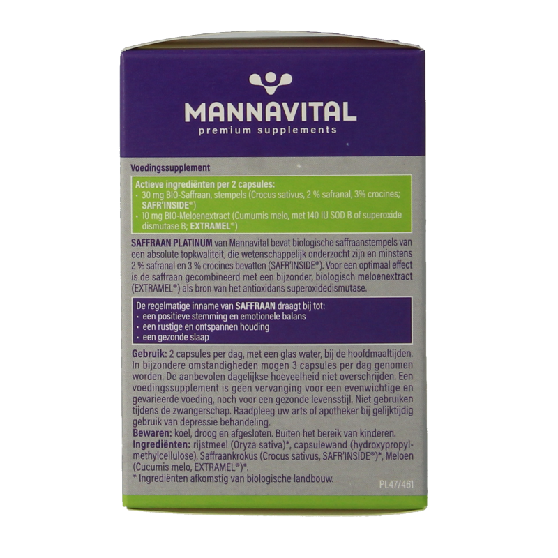 Mannavital Saffraan platinum - Afbeelding 4