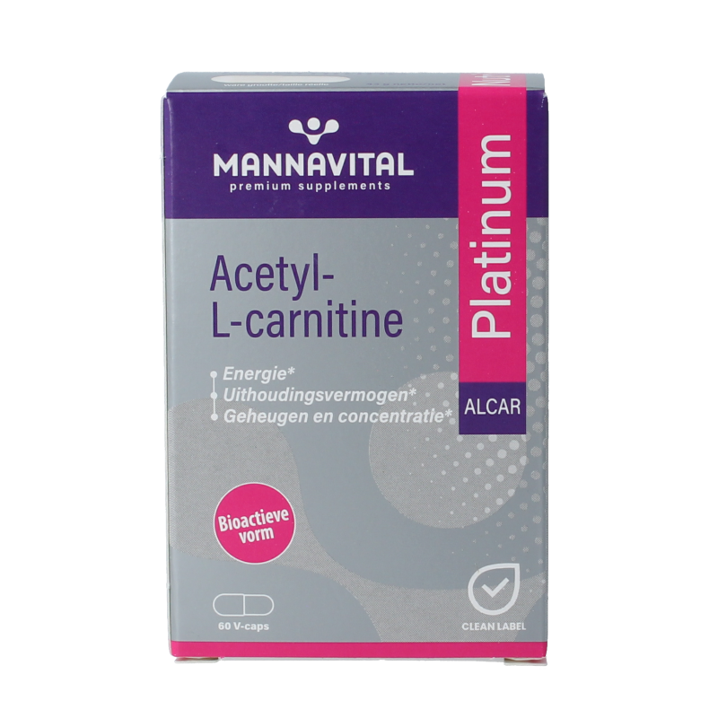Mannavital Acetyl-L-Carnitine platinum