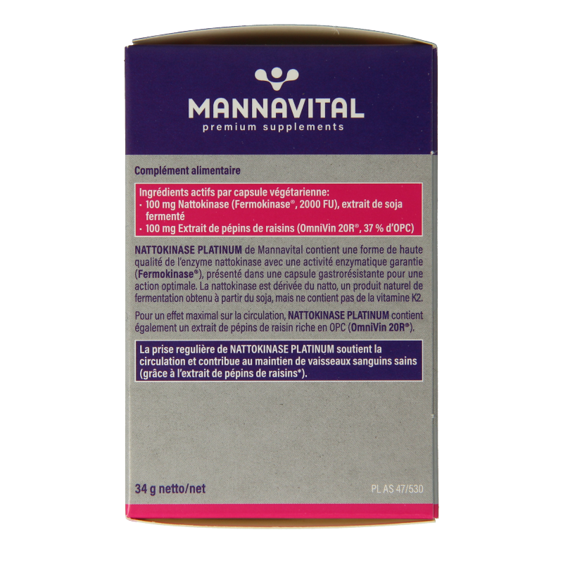 Mannavital Nattokinase platinum - Afbeelding 3
