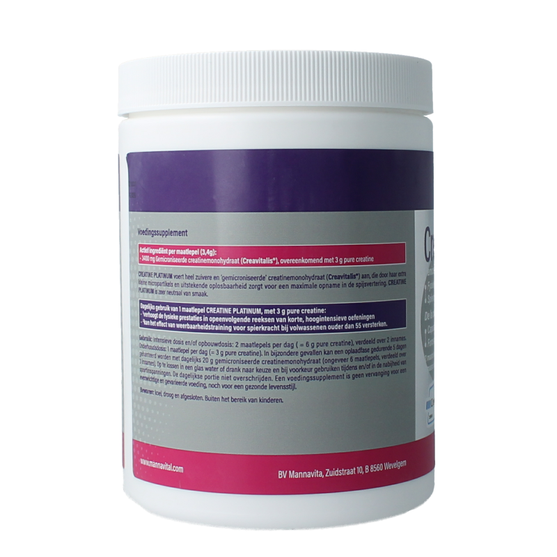 Mannavital Creatine platinum - Afbeelding 2