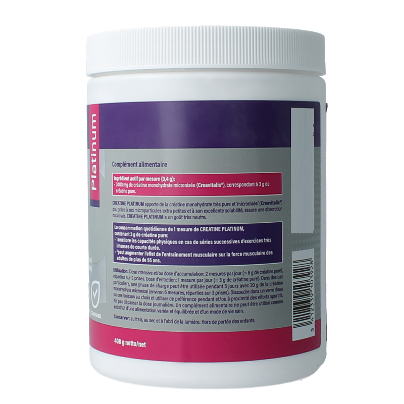 Mannavital Creatine platinum - Afbeelding 3