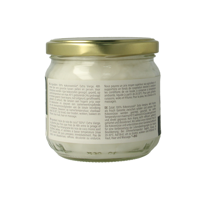 Amanprana Kokosnootolie bio - Afbeelding 2
