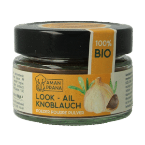 Amanprana Zwarte knoflookpoeder bio
