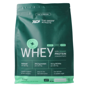 The Green Athlete Whey protein concentrate unflavoured bio