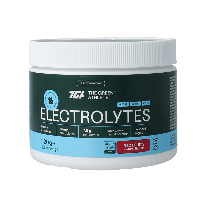 The Green Athlete Electrolytes red fruits