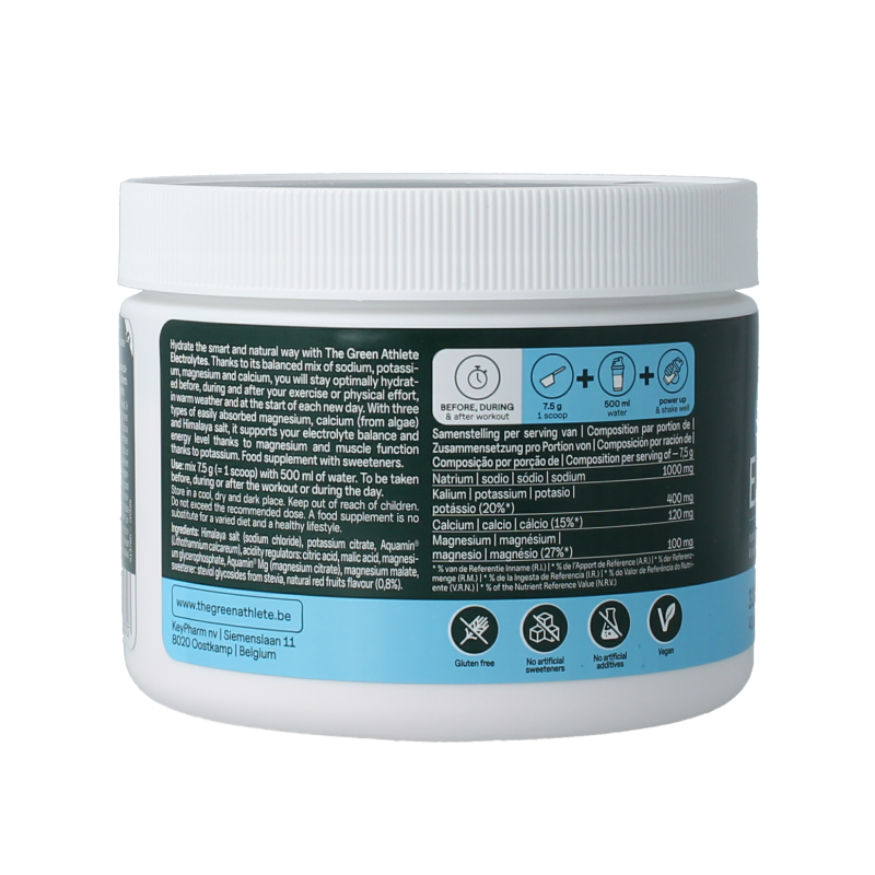 The Green Athlete Electrolytes red fruits - Afbeelding 2