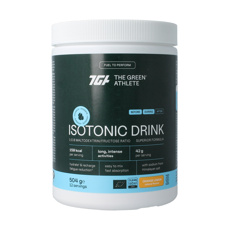 The Green Athlete Isotonic drink bio