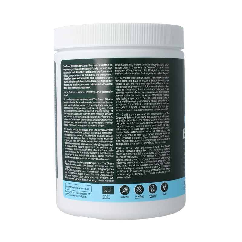 The Green Athlete Isotonic drink bio - Afbeelding 2