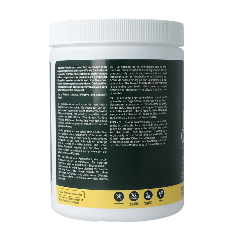 The Green Athlete L-Citrulline malate - Afbeelding 2