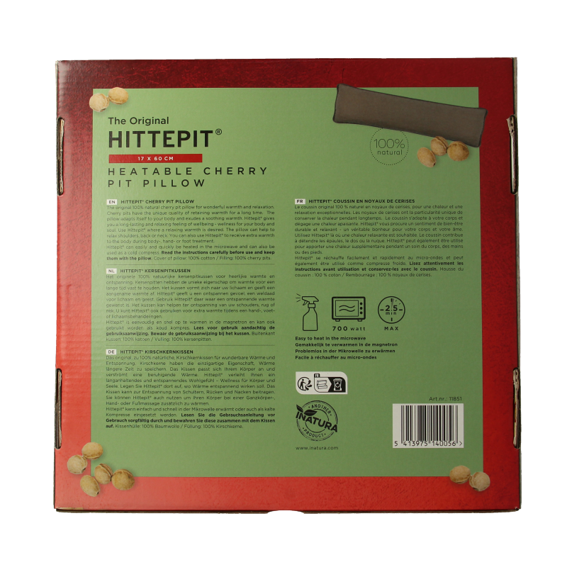 Hittepit Rechthoek kersenpit eco - Afbeelding 3