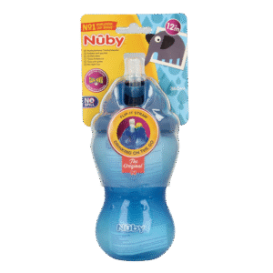 Nuby Flip it 360ml 12+ maanden blauw