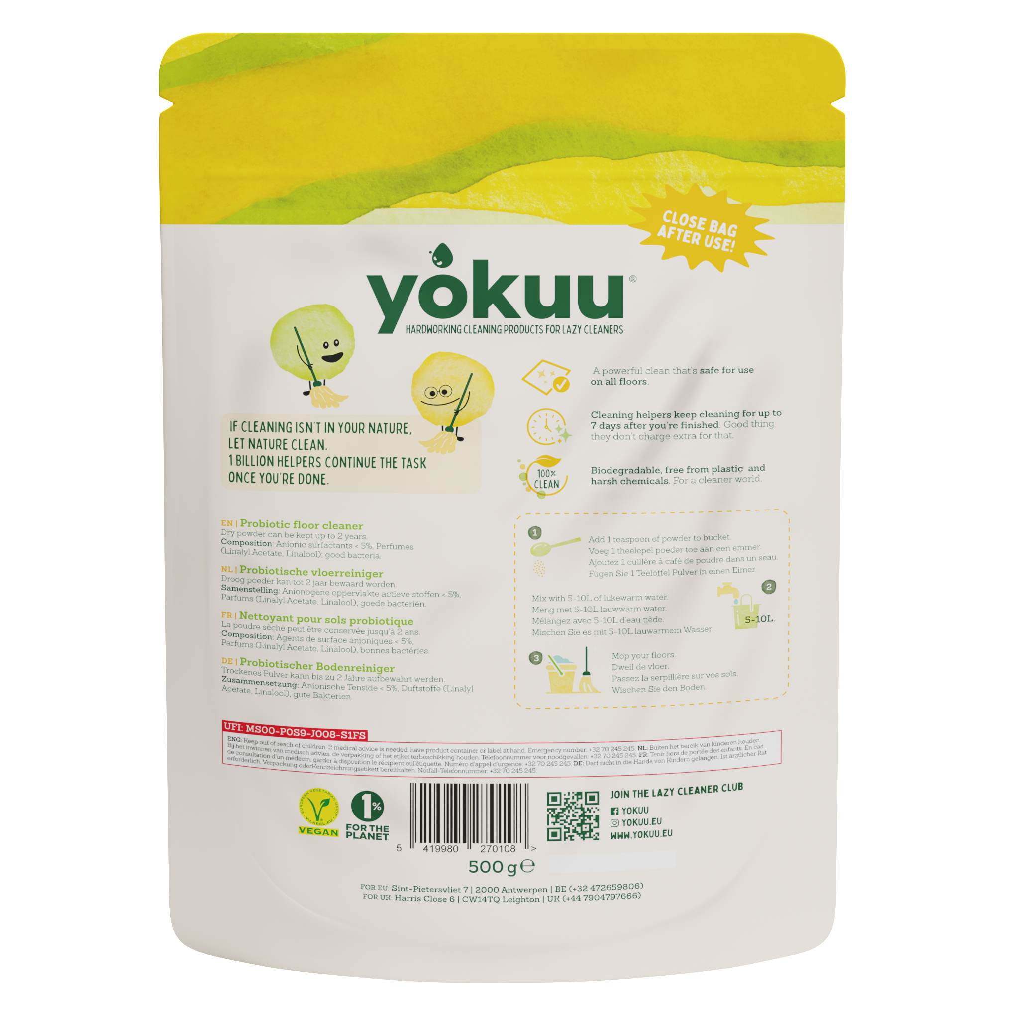 Yokuu Vloerreiniger poeder - Afbeelding 2