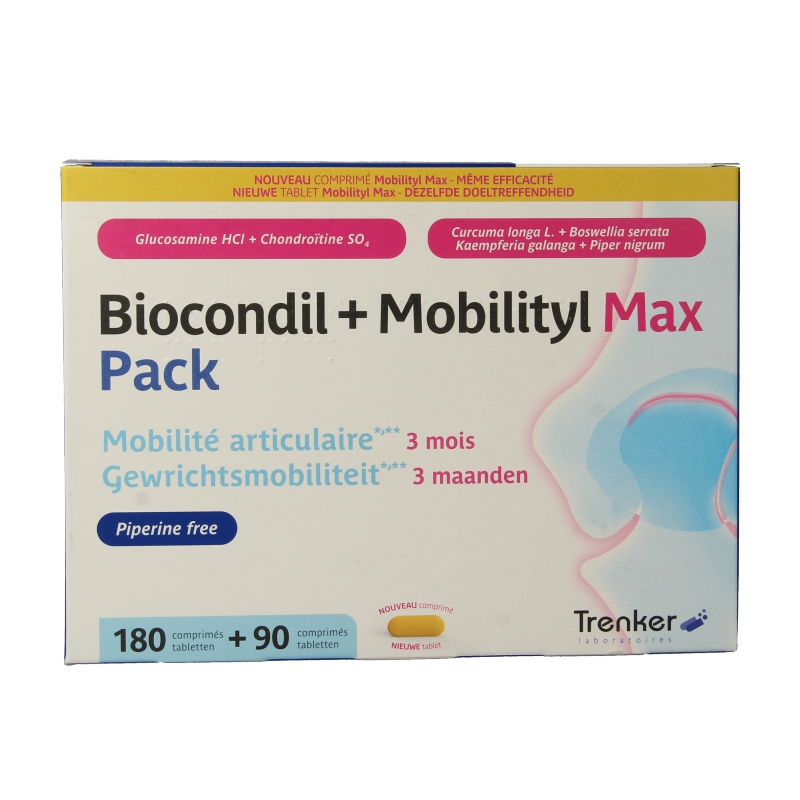 Trenker Duopack biocondil + mobility 180+90 tabletten