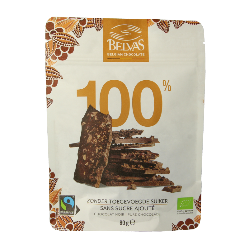 Belvas Thins dark 100% bio