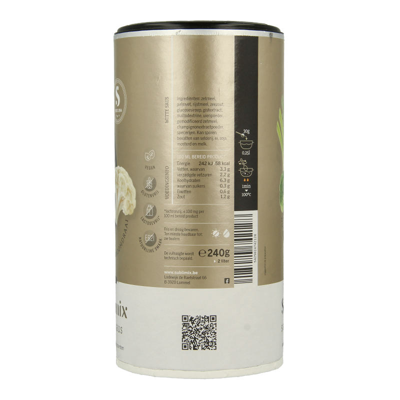 Sublimix Witte saus glutenvrij - Afbeelding 4