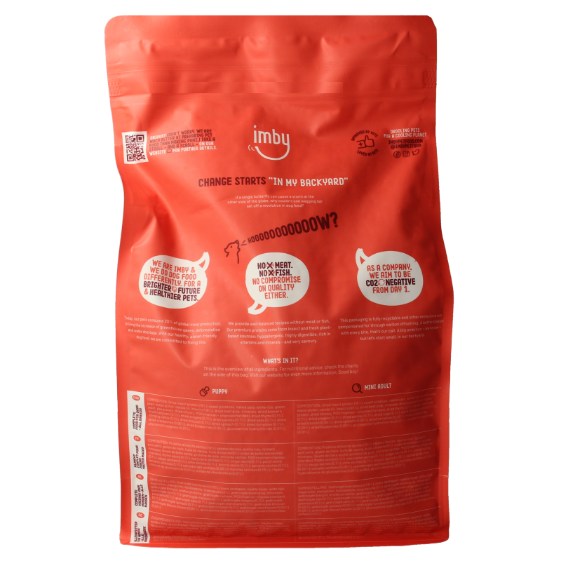 Imby Pet Food Hondenbrokken insecteneiwit puppy 1-12mnd - Afbeelding 3