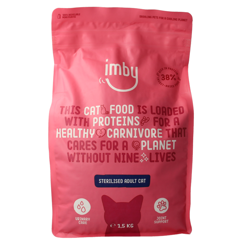 Imby Pet Food Kattenbrokken insecteneiwitten