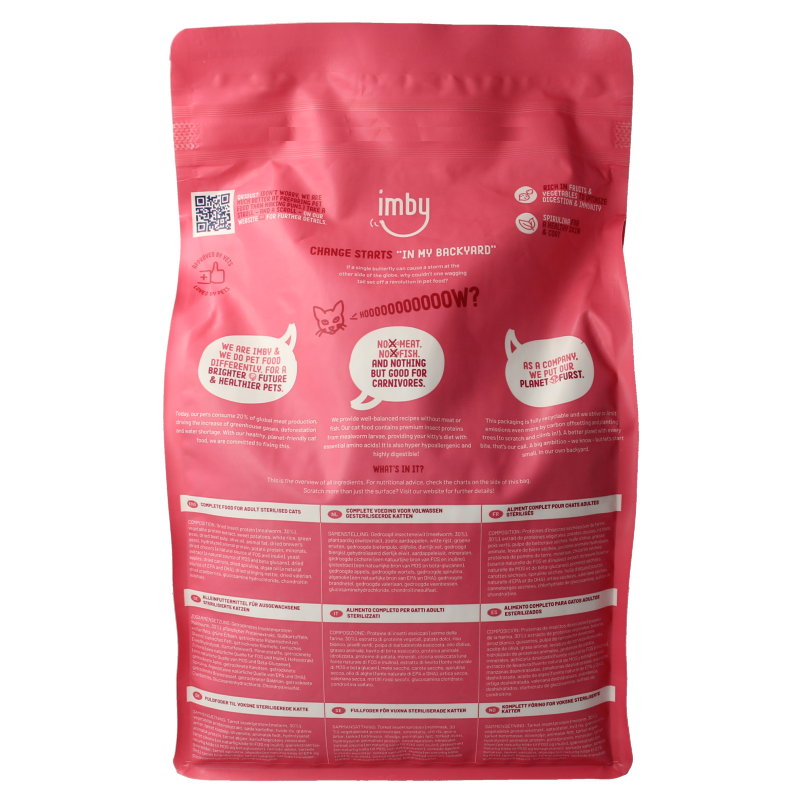 Imby Pet Food Kattenbrokken insecteneiwitten - Afbeelding 3