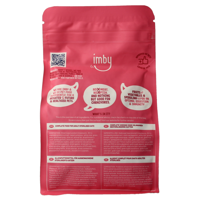 Imby Pet Food Kattenbrokken insecteneiwitten - Afbeelding 3