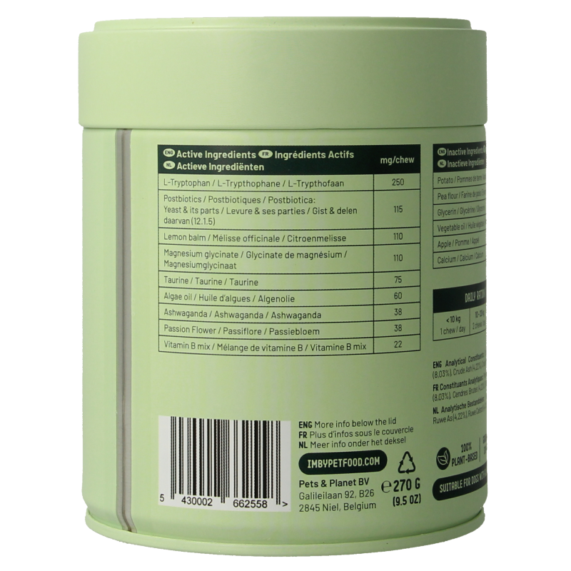 Imby Pet Food Anti stress supplement hond - Afbeelding 4