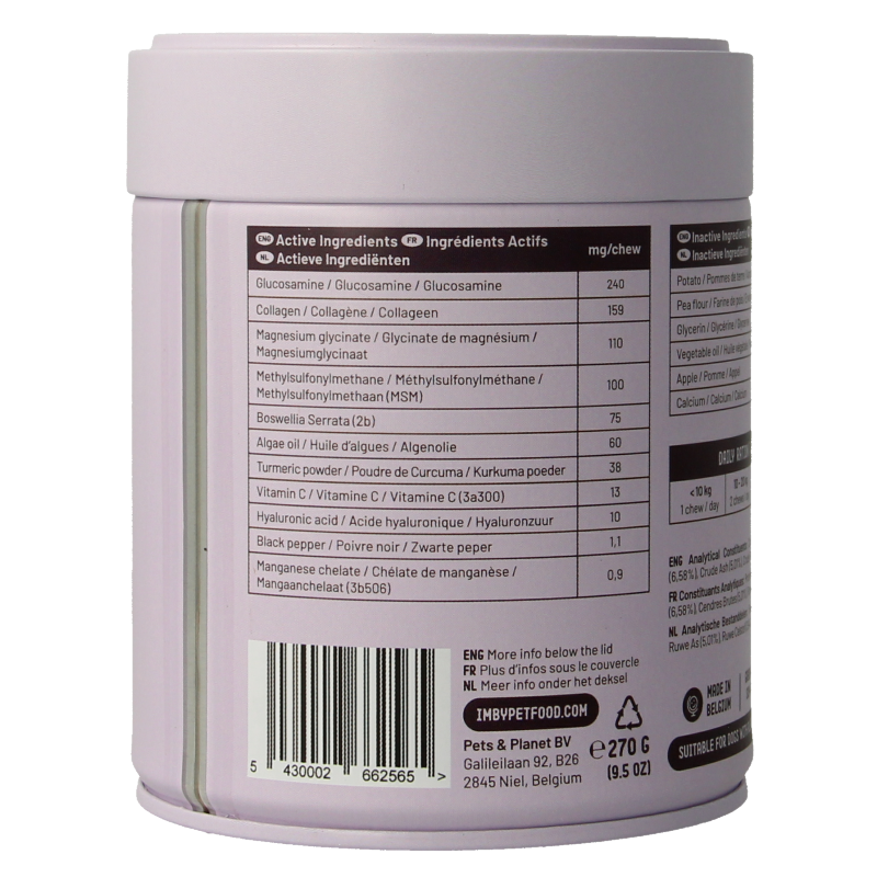 Imby Pet Food Gewrichten & mobiliteit supplementen hond - Afbeelding 4