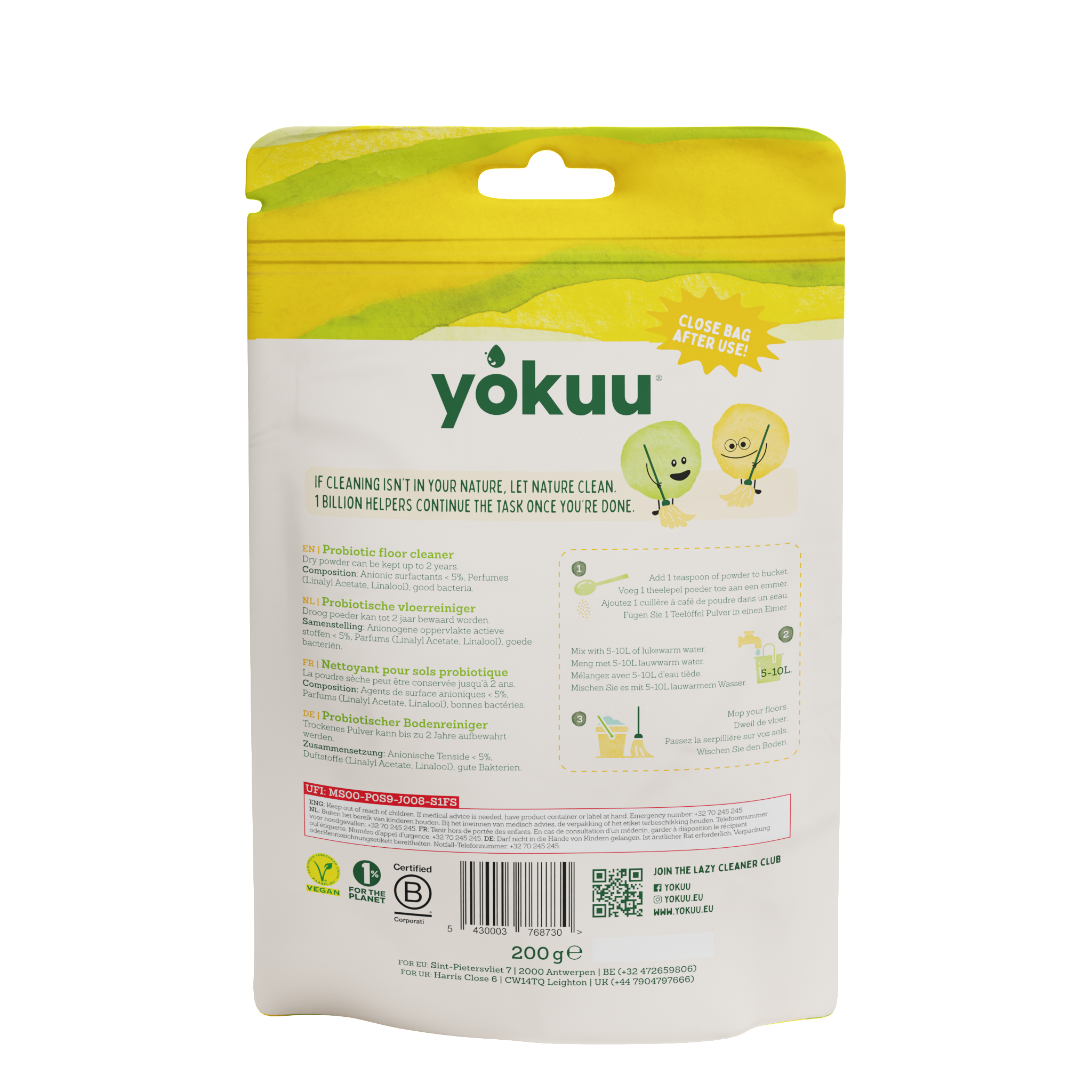 Yokuu Vloerreiniger poeder - Afbeelding 2