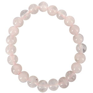 Ruben Robijn Kralenarmband roze kwarts 8mm