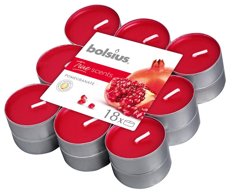 Bolsius True Scents theelichten pomegranate