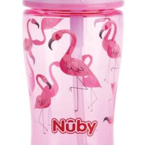 Nuby Flip it beker 360ml roze