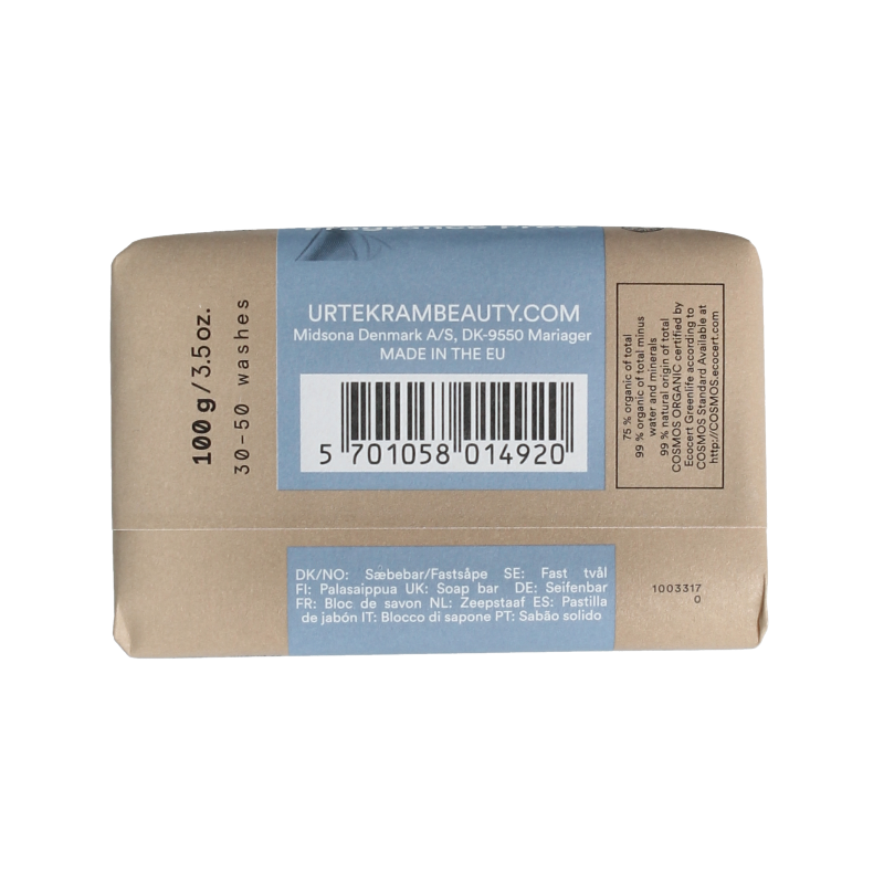 Urtekram Zeep geurvrij gevoelige huid bio - Afbeelding 3