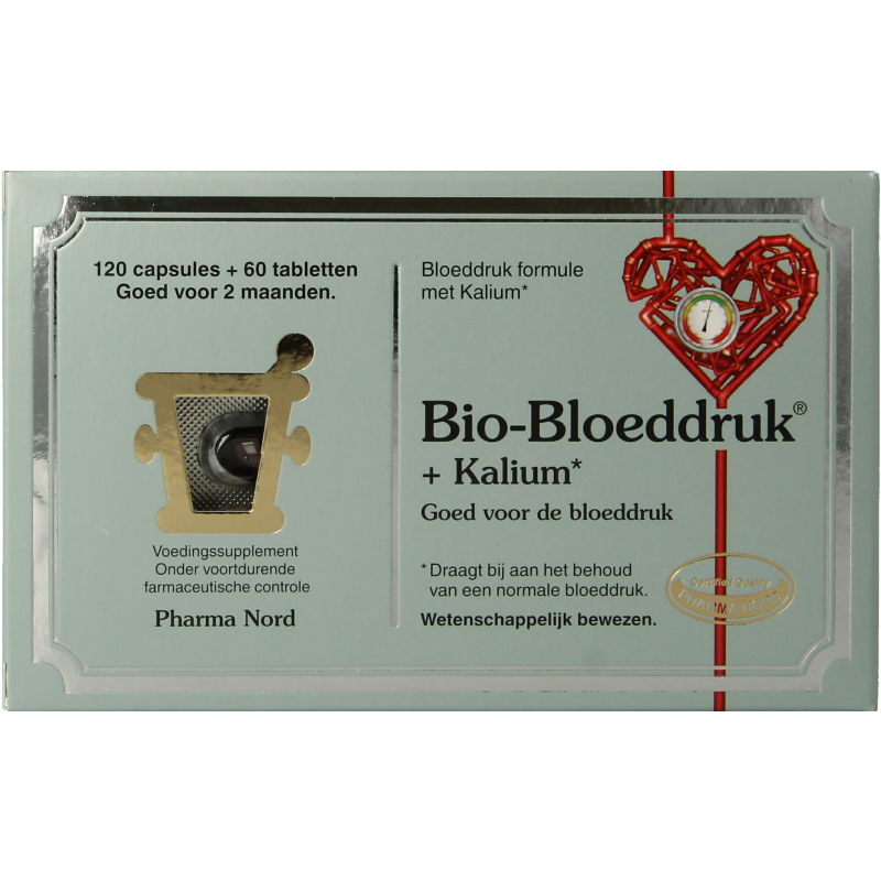 Pharma Nord Bio bloeddruk & kalium 120 caps + 60 tabletten
