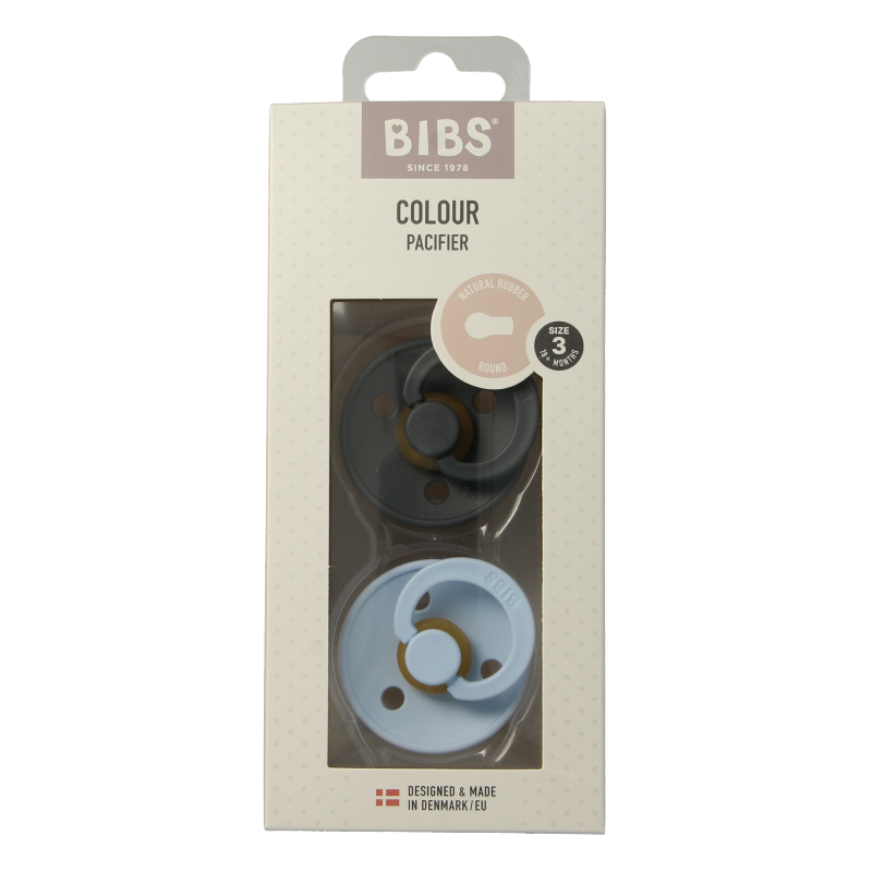 Bibs Fopspeen maat 3 baby blue