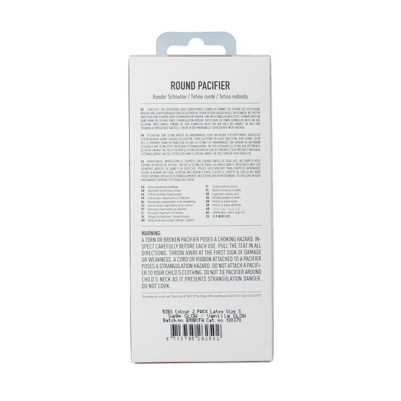 Bibs Fopspeen maat 3 sage vanilla night - Afbeelding 3