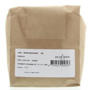 Jacob Hooy Maanzaad blauw/papaver coer