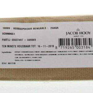 Jacob Hooy Kerriepoeder Bengaals