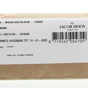 Jacob Hooy Maanzaad blauw/papaver coer