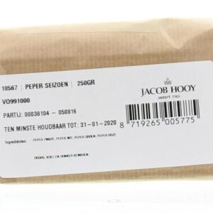 Jacob Hooy Peper seizoen