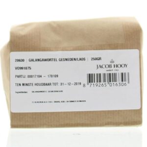 Jacob Hooy Galangawortel gesneden/laos