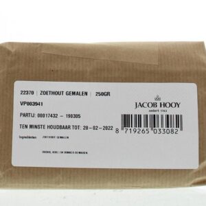 Jacob Hooy Zoethout ongeschild gemalen