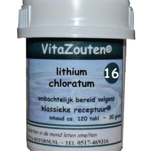 Vitazouten Lithium chloratum VitaZout nr. 16
