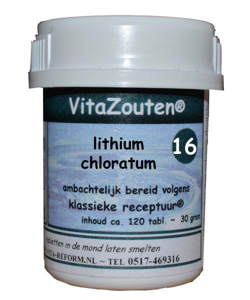 Vitazouten Lithium chloratum VitaZout nr. 16